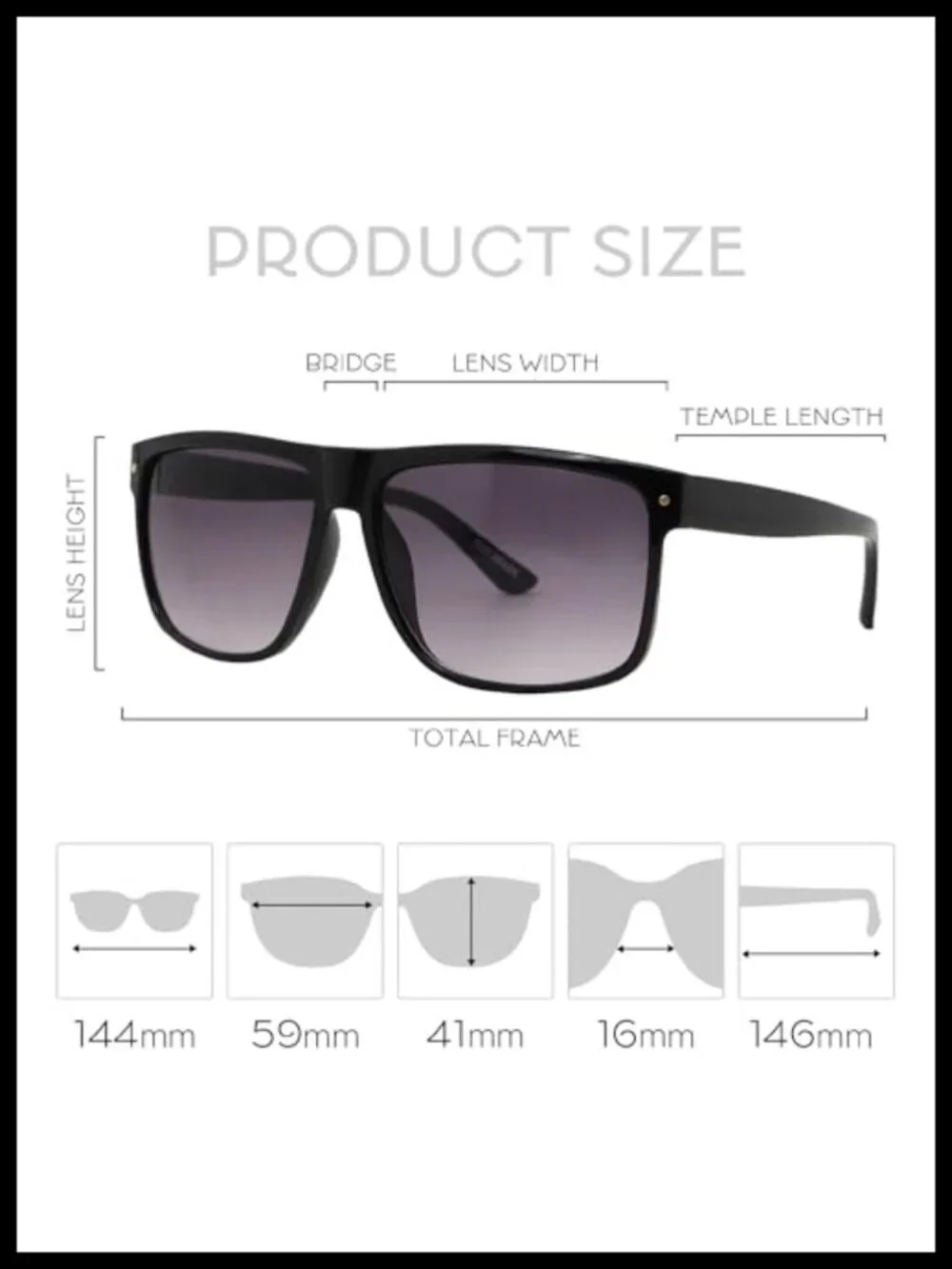Retro Oversized UV400 Sunglasses for Women Men